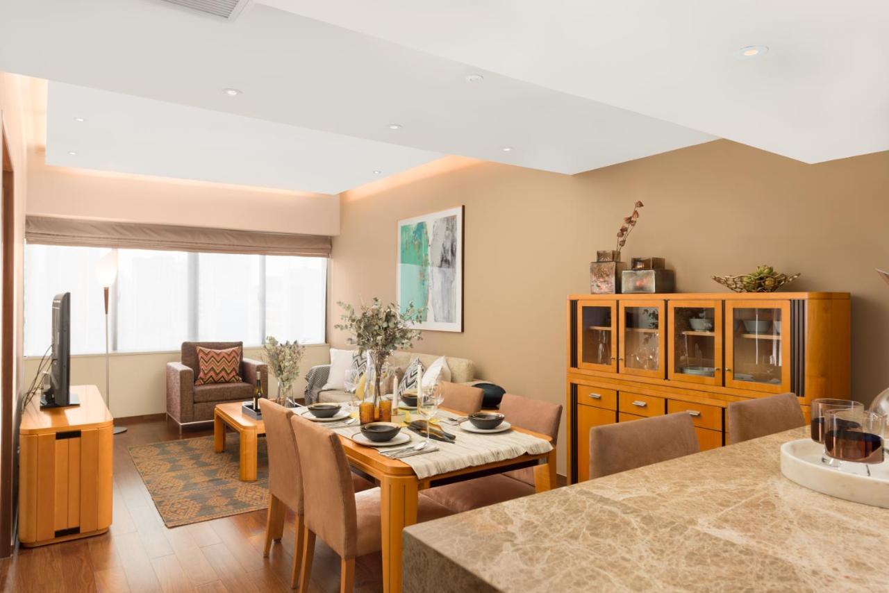 Shanghai Centre Serviced Apartment Экстерьер фото